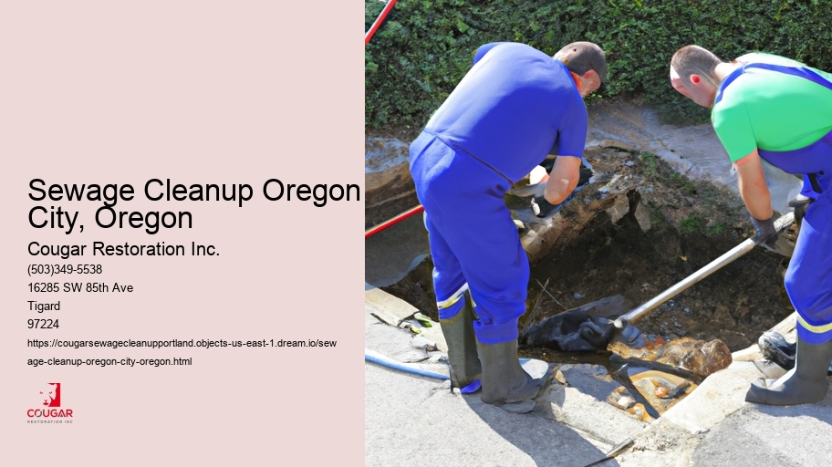 Sewage Cleanup Oregon City, Oregon